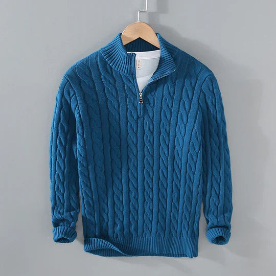 NousVousShop™ |Pull raffiné pour homme en maille à torsades