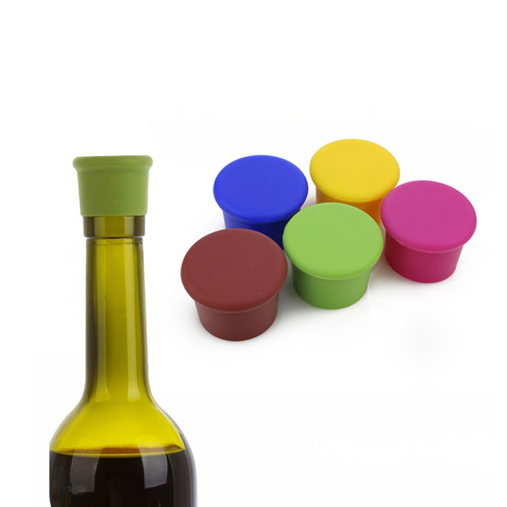 Bouchons de vin en silicone (5pcs)