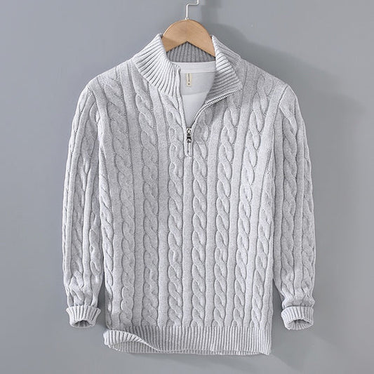 NousVousShop™ |Pull raffiné pour homme en maille à torsades